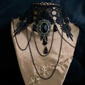 Victorian Choker/ Goth Choker/ Lace Choker